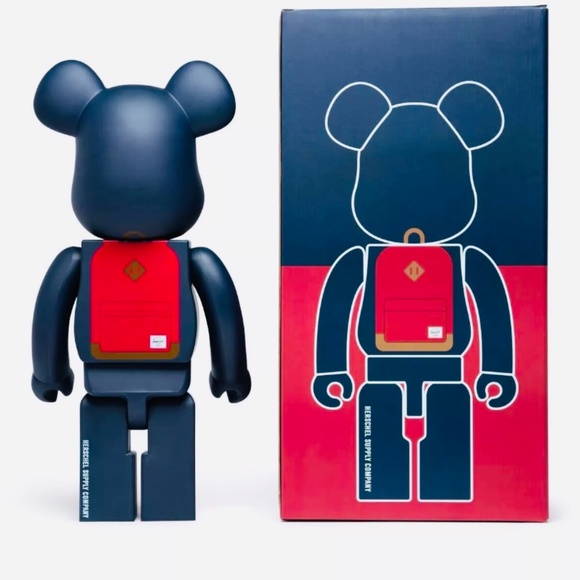 Medicom x Herschel BEARBRICK 1000% - Picture 2 of 10